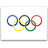 Olimpic Movement Flag Symbol
